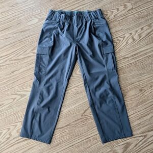 Eddie Bauer Gray Travex Stretchy Cropped Capri Pants, Women's Size 8